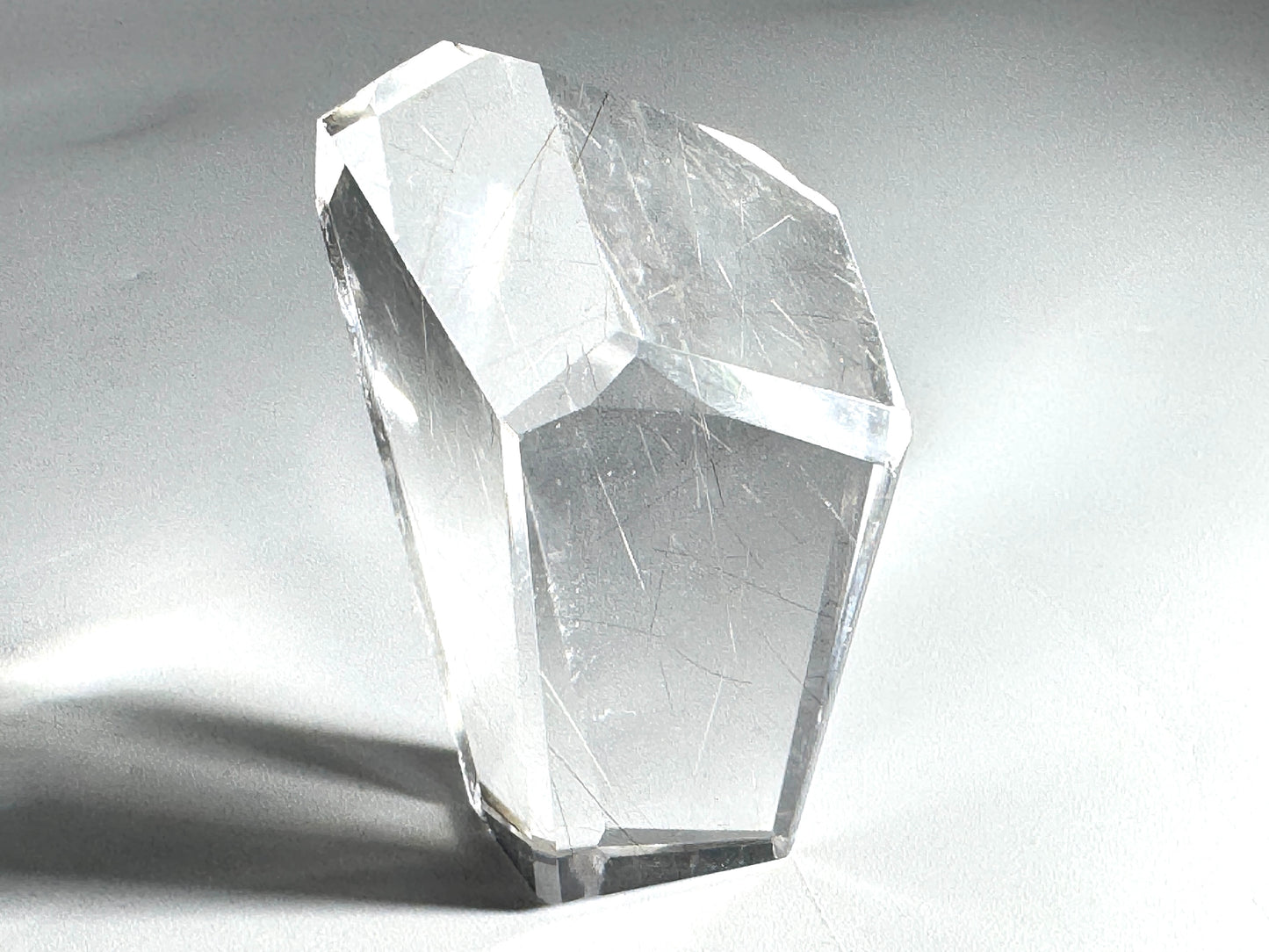 Faceted Rutilated Quartz Crystal 5.2cm