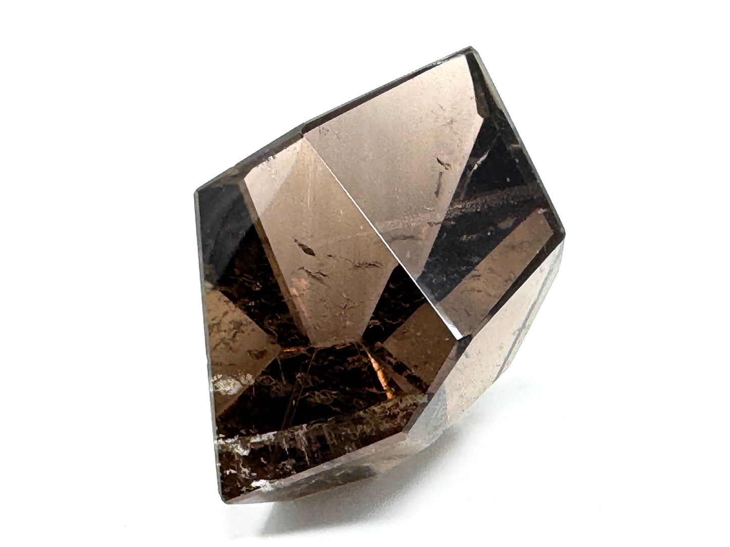 Smoky Quartz Faceted Crystal 6.7cm