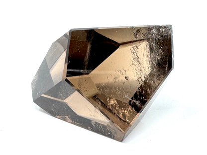 Smoky Quartz Faceted Crystal 6.7cm