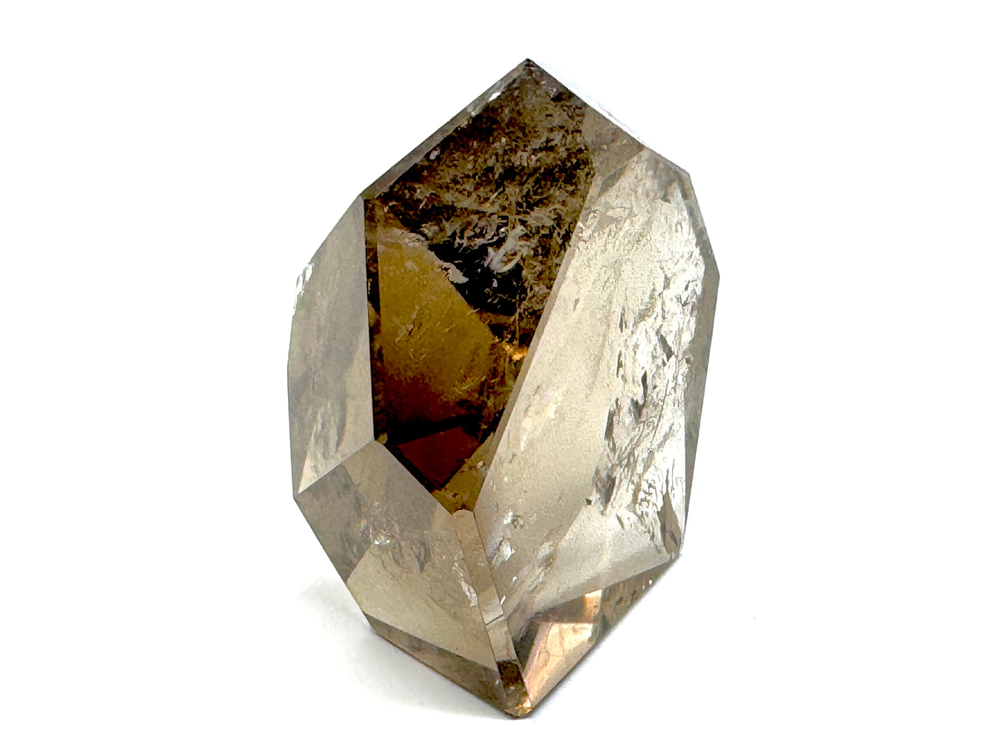 Smoky Quartz Faceted Crystal 6.4cm