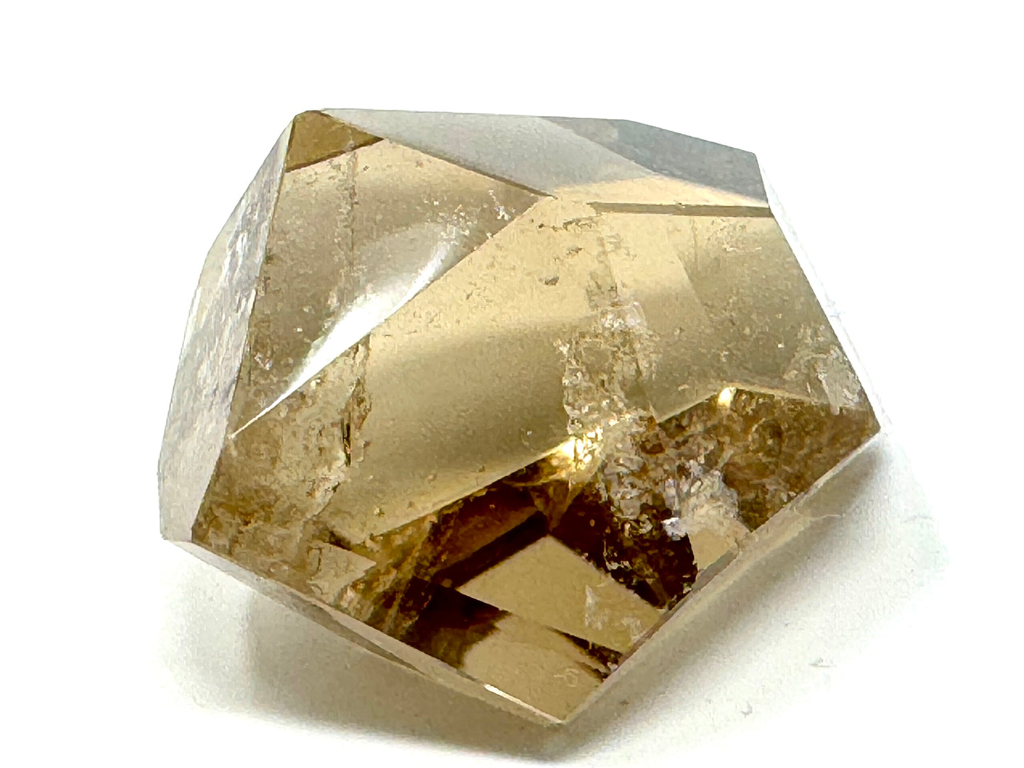 Smoky Quartz Faceted Crystal 6cm
