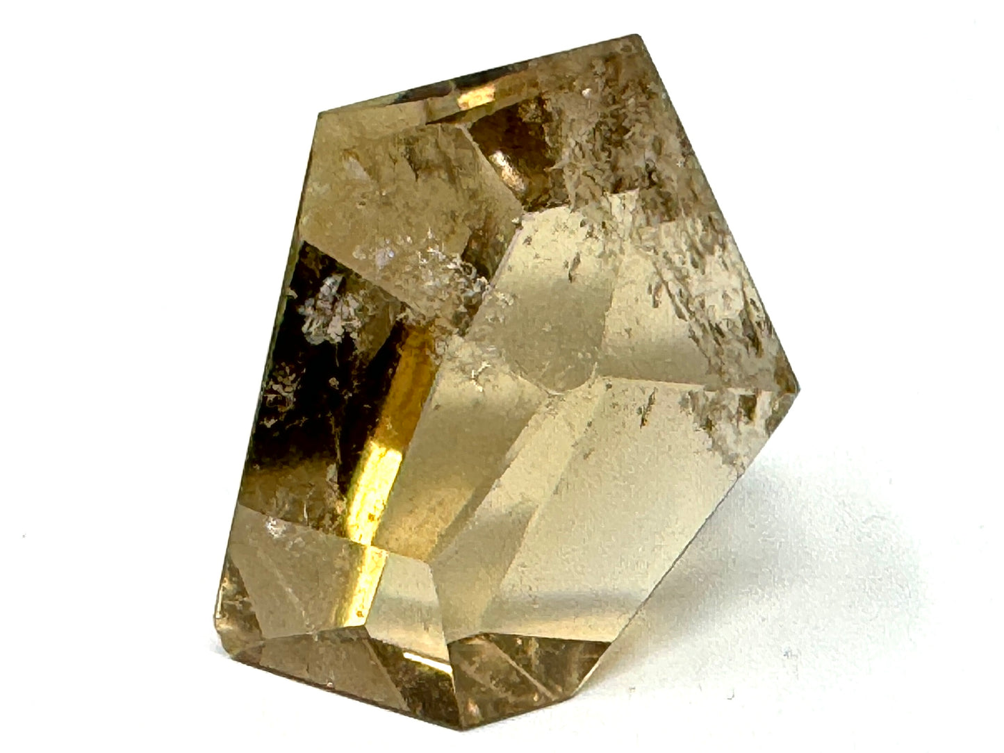 Smoky Quartz Faceted Crystal 6cm