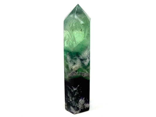 Feather Fluorite Crystal Point 8.8cm