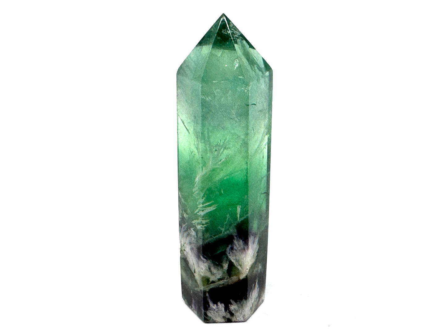 Feather Fluorite Crystal Point 8.5cm
