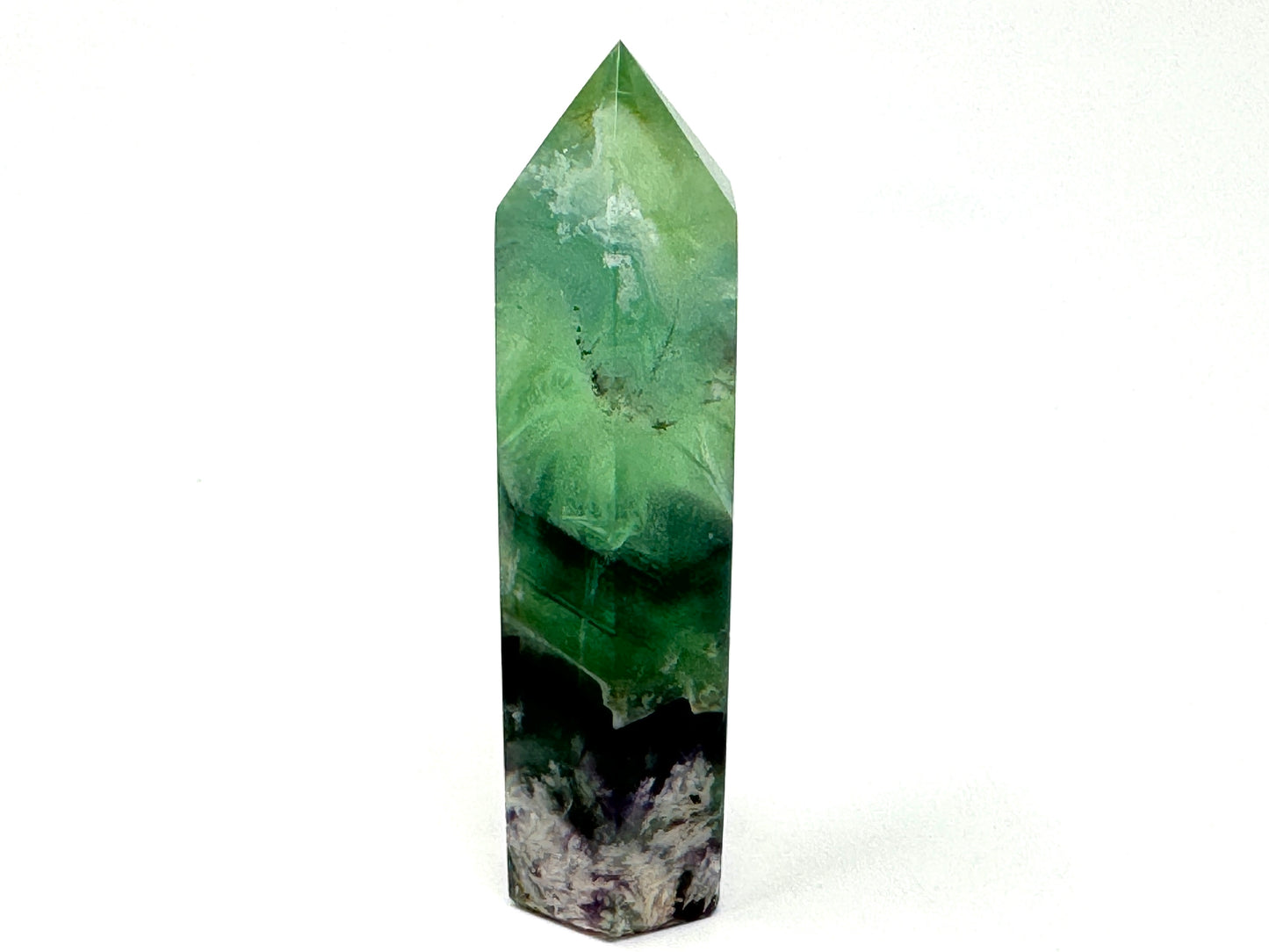 Feather Fluorite Crystal Point 8.7cm