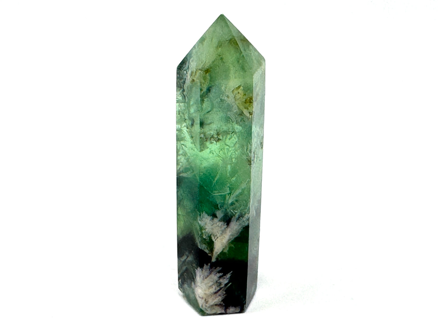 Feather Fluorite Crystal Point 8.5cm