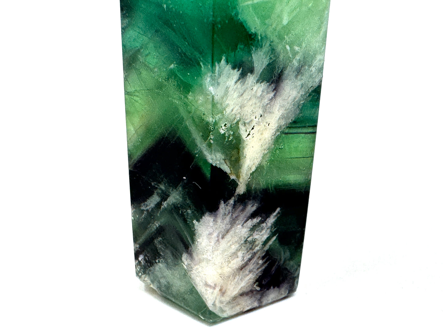 Feather Fluorite Crystal Point 8.5cm
