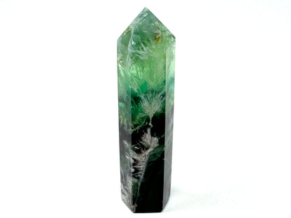 Feather Fluorite Crystal Point 10cm