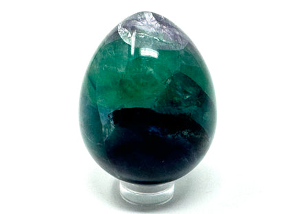 Green  Fluorite Crystal Egg 4.8cm