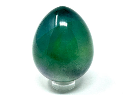 Green  Fluorite Crystal Egg 4.9cm