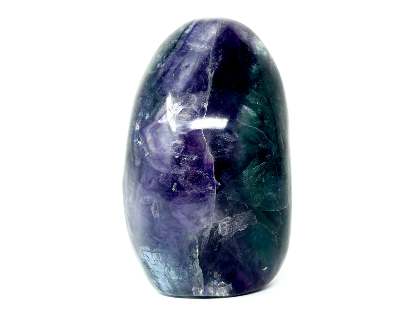 Rainbow Fluorite Crystal Freeform 10.4cm
