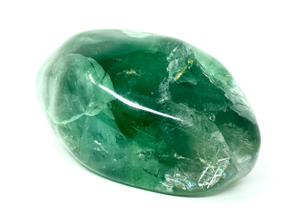 GreenFluorite Crystal Freeform 10.8cm