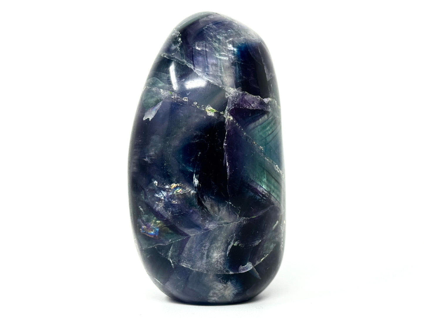 Rainbow Fluorite Crystal Freeform 9.2cm