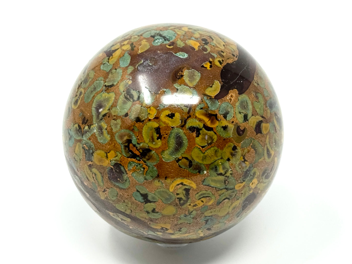 Large Fruit Jasper Crystal Sphere 8cm