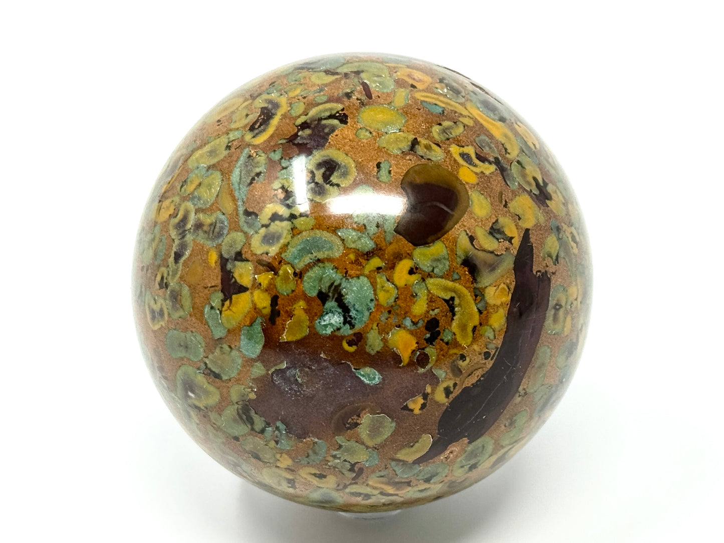 Large Fruit Jasper Crystal Sphere 8cm