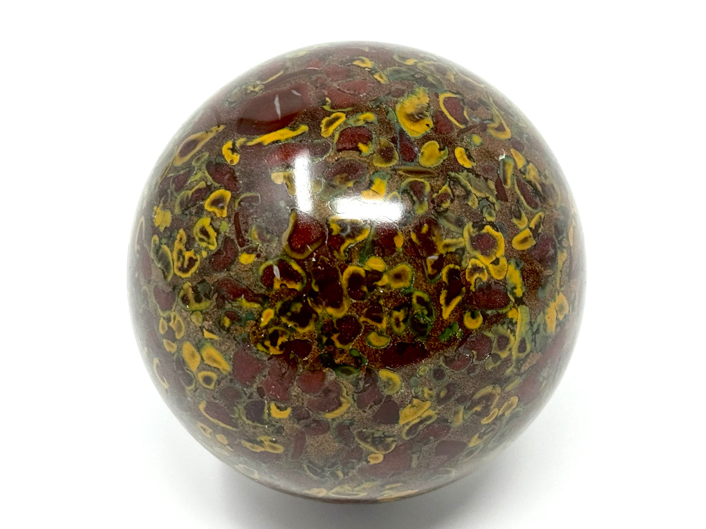 Large Fruit Jasper Crystal Sphere 8.1cm