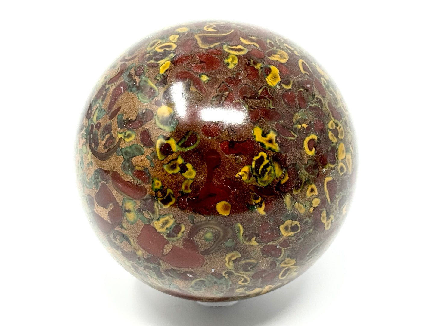 Large Fruit Jasper Crystal Sphere 8.1cm