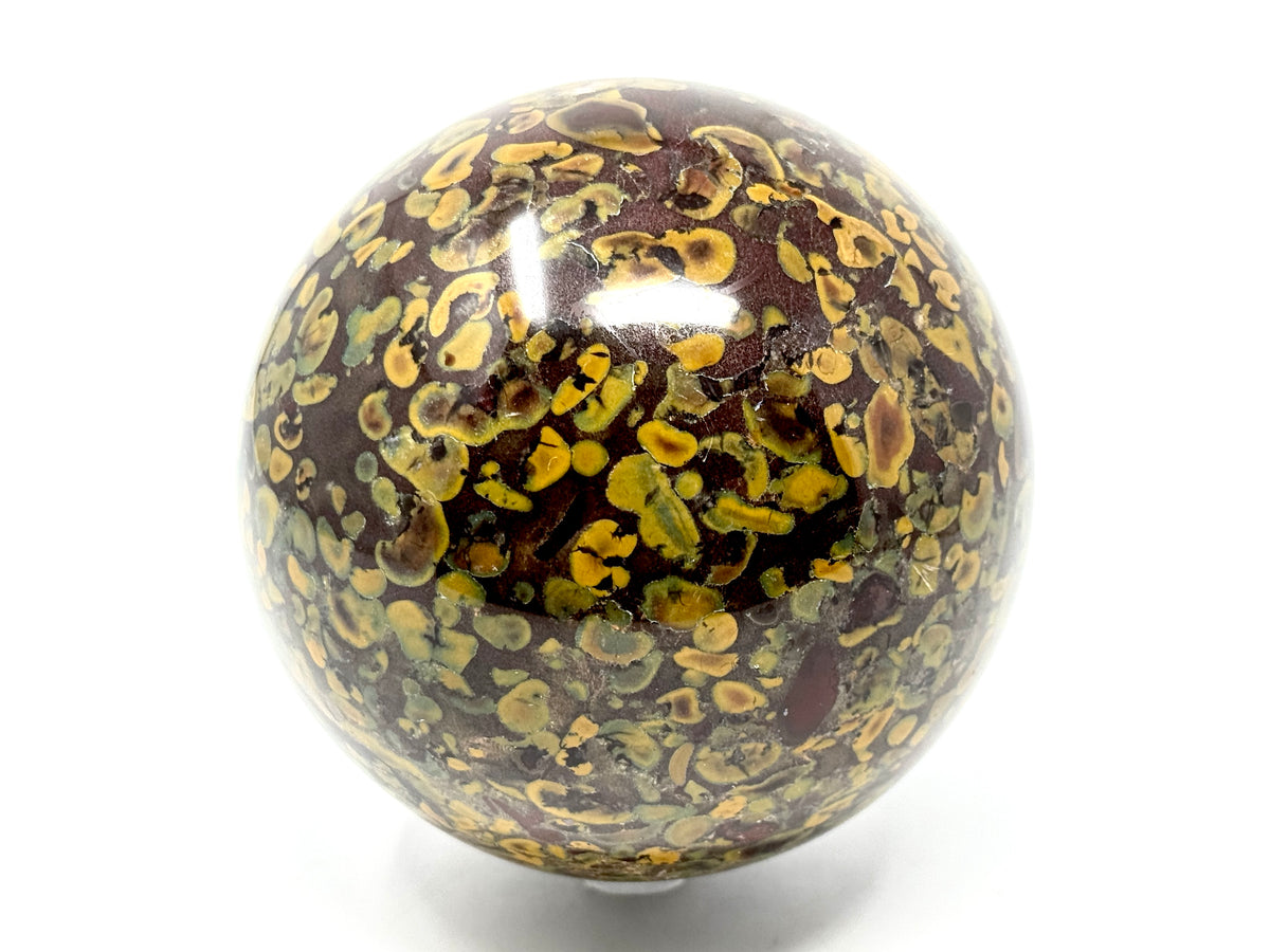 Large Fruit Jasper Crystal Sphere 10.2cm