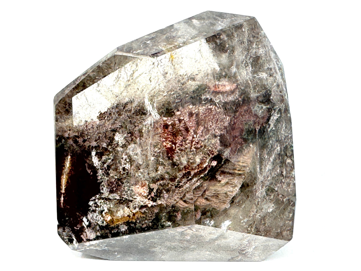 Garden Quartz Crystal Faceted Freeform 7.2cm