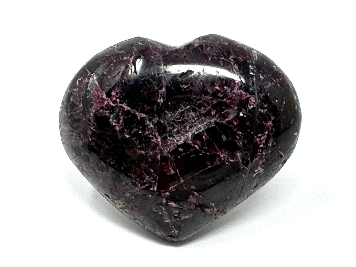 Garnet Crystal Heart 5cm