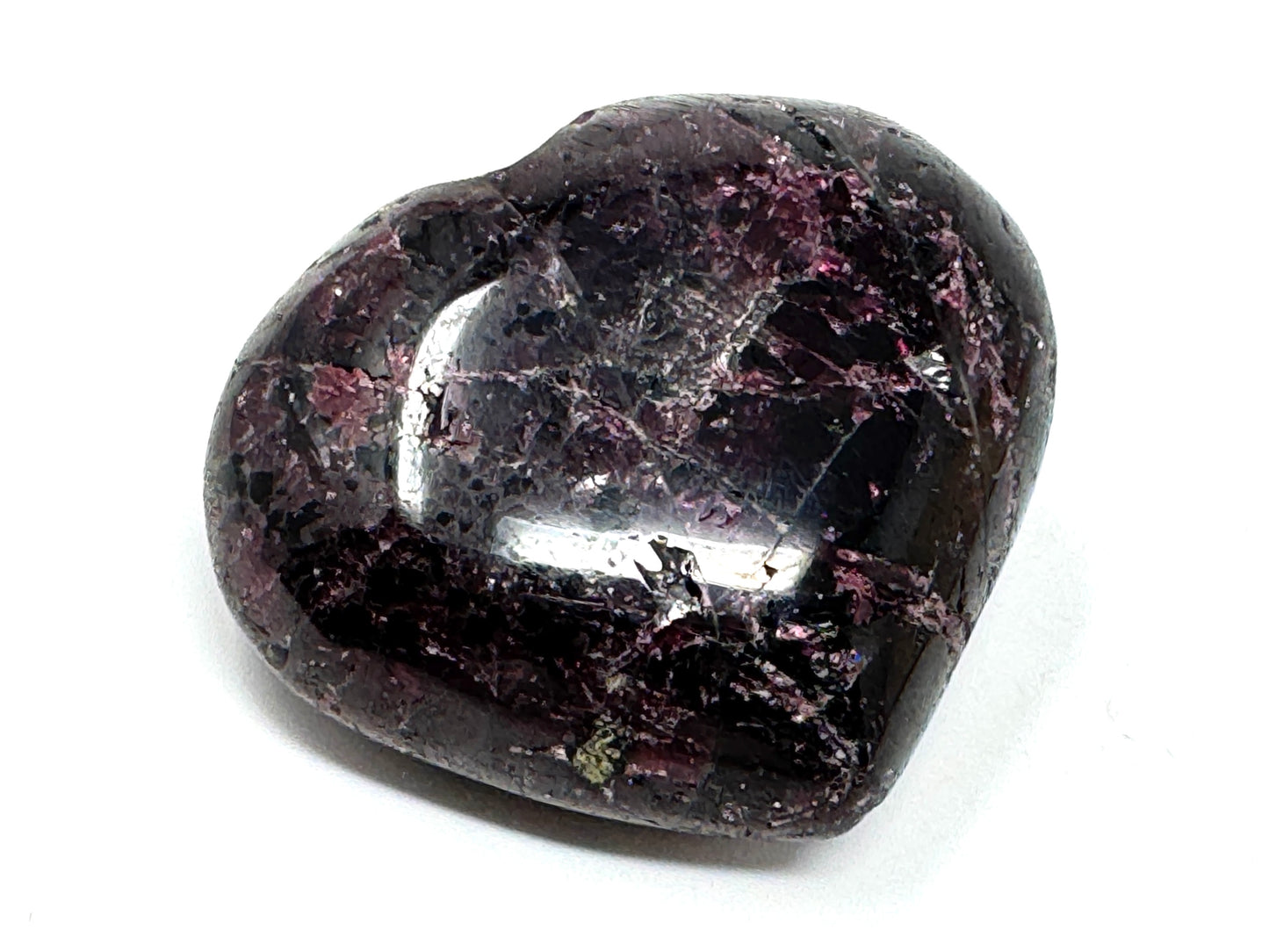 Garnet Crystal Heart 5cm