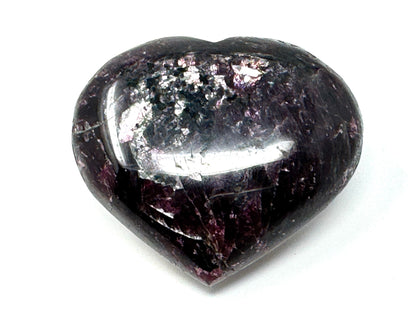 Garnet Crystal Heart 5.4cm