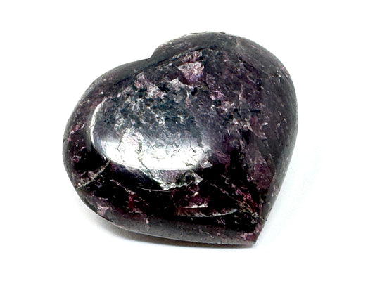 Garnet Crystal Heart 5.4cm