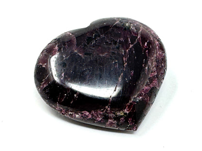 Garnet Crystal Heart 5.4cm