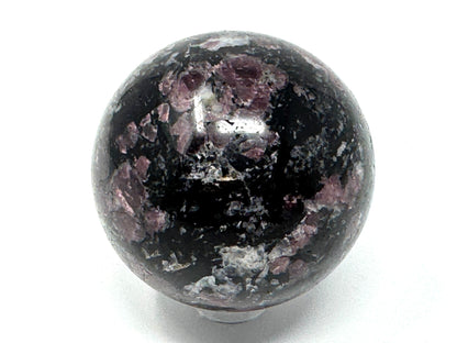 Garnet in Black Tourmaline Crystal Sphere 5.3cm