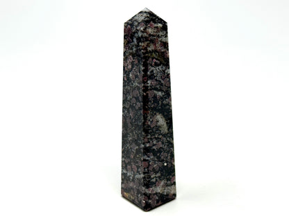 Garnet in Black Tourmaline Crystal Tower 9.3cm