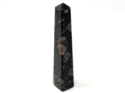 Garnet in Black Tourmaline Crystal Tower 9.7cm