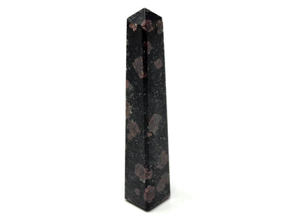 Garnet in Black Tourmaline Crystal Tower 9.7cm