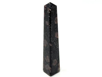 Garnet in Black Tourmaline Crystal Tower 9.7cm