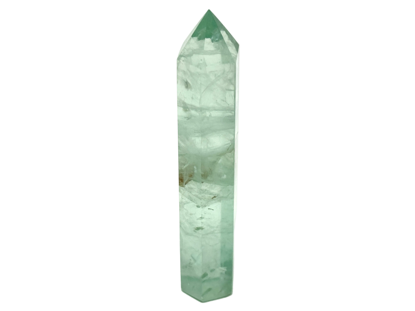 Green Fluorite Crystal Point 10.1cm