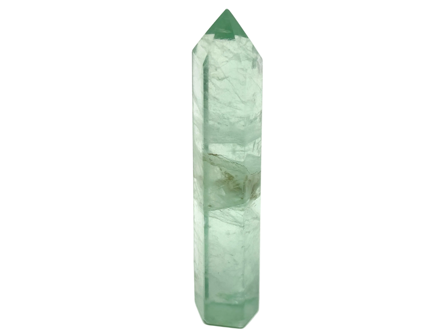 Green Fluorite Crystal Point 10.1cm