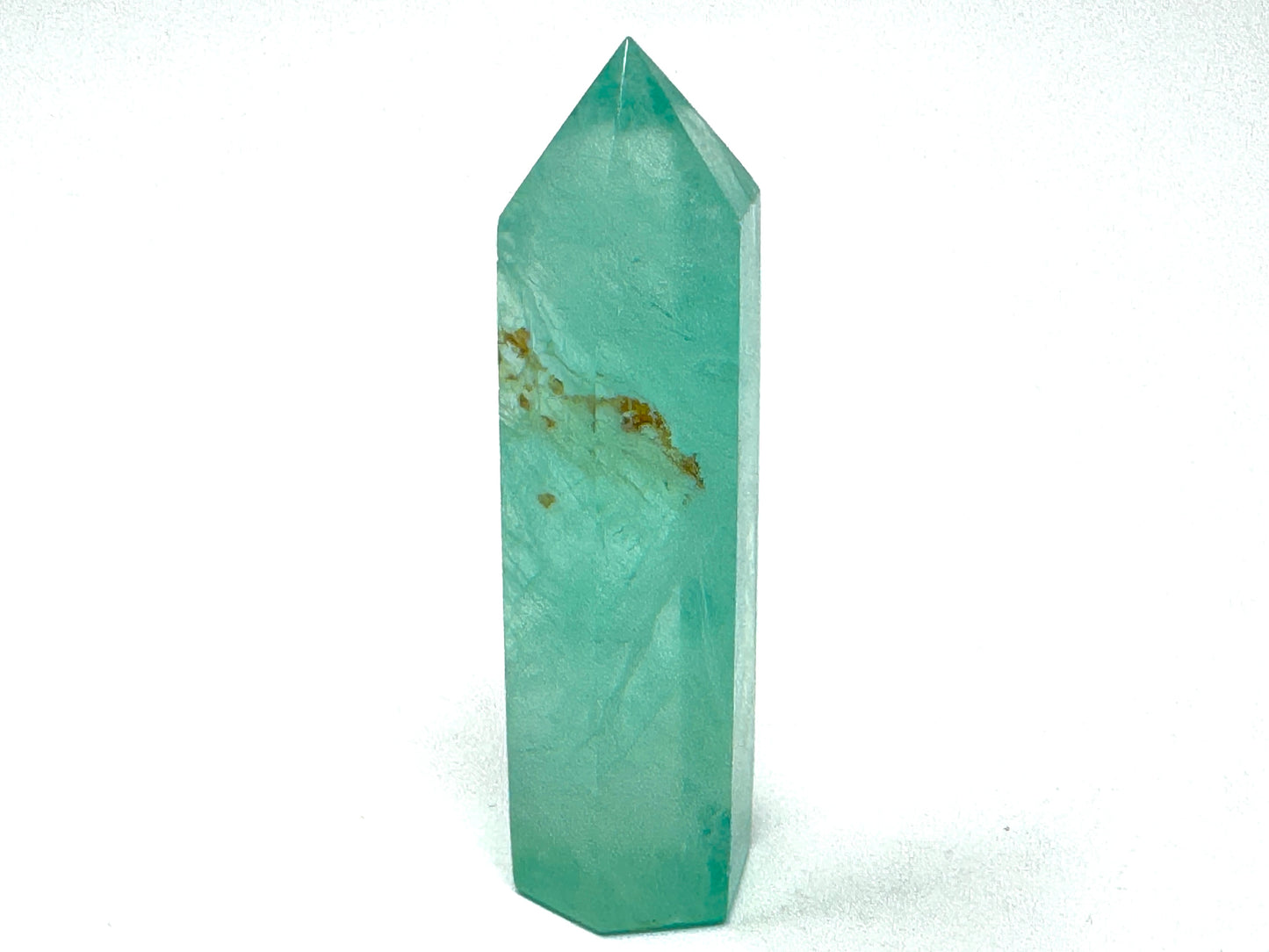 Green Fluorite Crystal Point 7.6cm