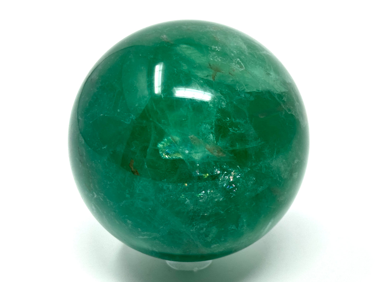 Green Fluorite Crystal Sphere 7.5cm