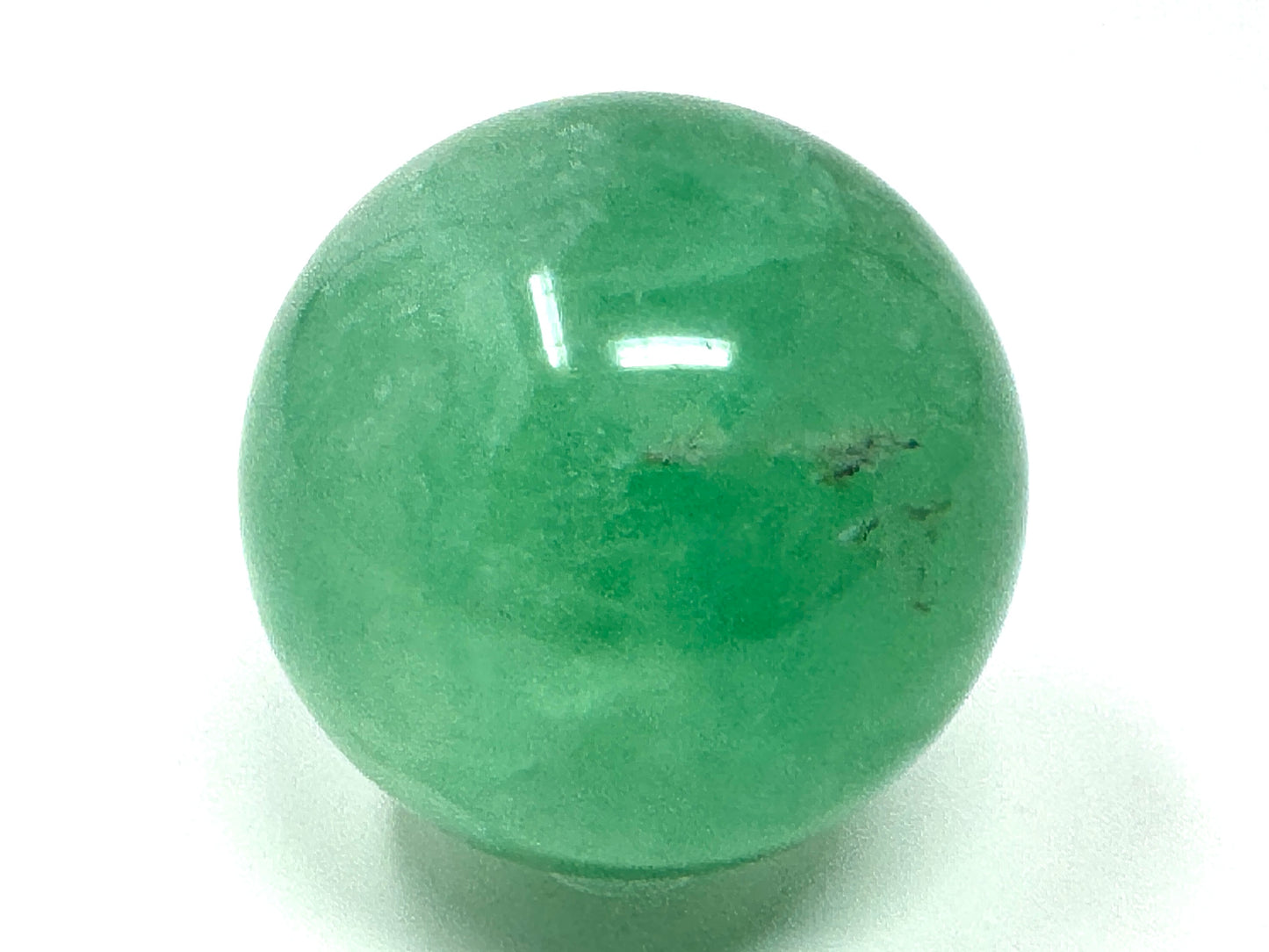 Green Fluorite Crystal Sphere 6.2cm