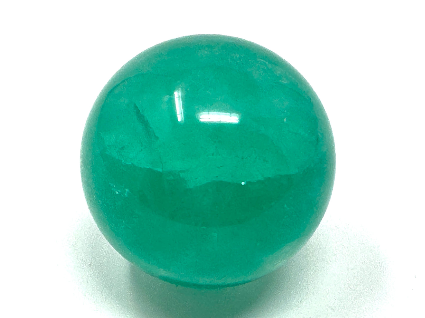 Green Fluorite Crystal Sphere 6.2cm