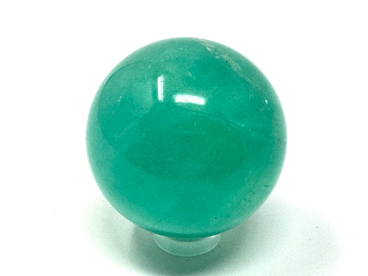 Green Fluorite Crystal Sphere 4.3cm