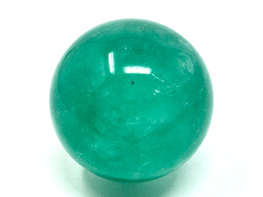 Large Green Fluorite Crystal Sphere 7.4cm