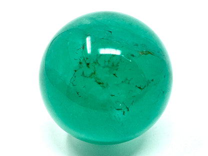 Large Green Fluorite Crystal Sphere 7.4cm