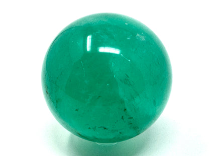 Large Green Fluorite Crystal Sphere 7.4cm