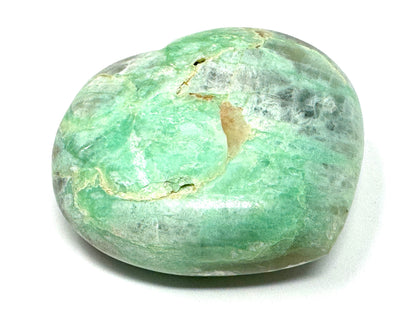 Green Moonstone Crystal Heart 7.6cm