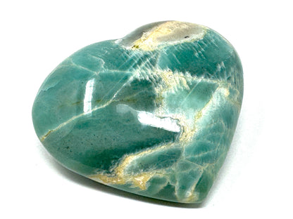 Green Moonstone Crystal Heart 8.4cm