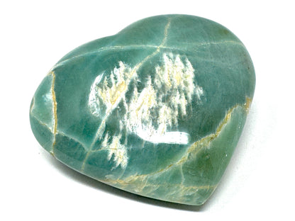 Green Moonstone Crystal Heart 8.4cm