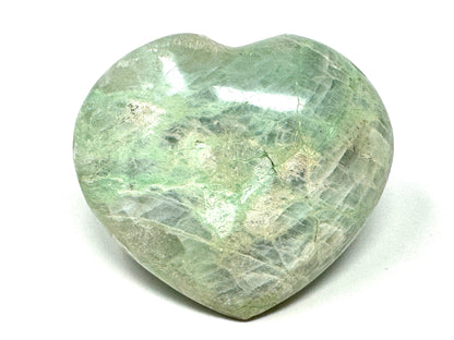 Green Moonstone Crystal Heart 7.2cm
