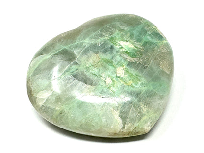 Green Moonstone Crystal Heart 7.2cm