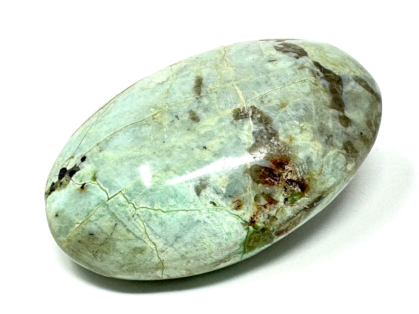 Green Moonstone Crystal Pebble 6.2cm