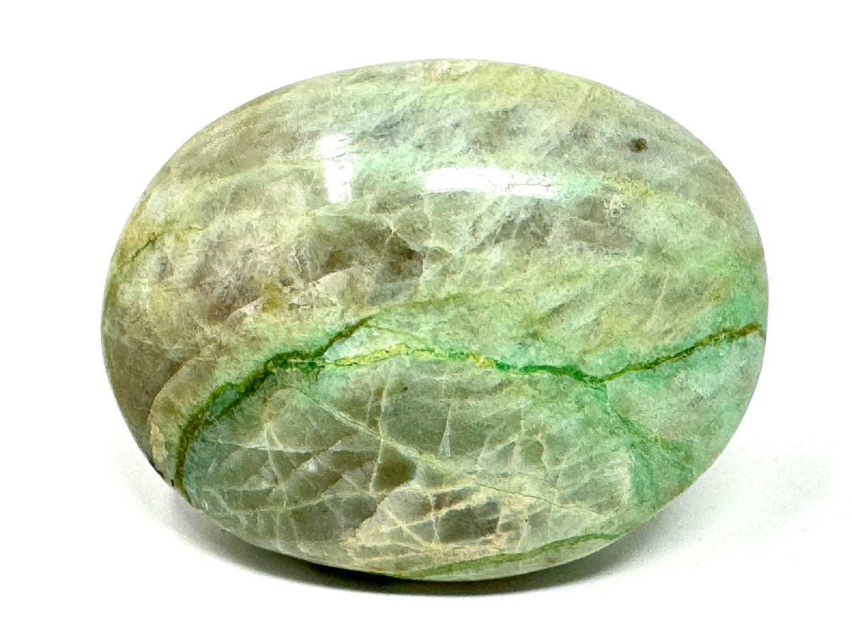 Green Moonstone Crystal Pebble 6.9cm